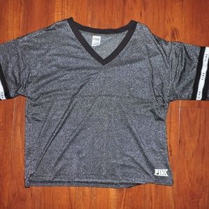 PINK Victoria's Secret Silver Top